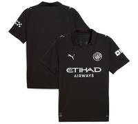 Manchester City Puma Football Away Shirt Jersey Men's 2025-26 Black