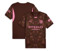 PUMA Men’s Manchester City FC 2024/25 Soccer Goalkeeper Shirt - Brown - Size: XL