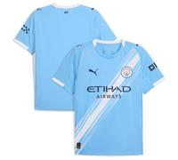 Manchester City Puma Football Home Shirt Jersey Men's 2025-26 Blue