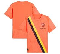 Manchester City Puma Football Shirt Jersey Men's Orange