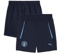 Manchester City Puma Football Shorts Adult Navy