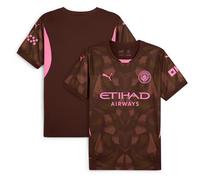 PUMA Men’s Manchester City FC 2024/25 Soccer Goalkeeper Shirt - Brown - Size: XL