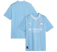 Puma Manchester City Home Shirt 2023 2024 Juniors - Blue blue 9-10 (M)