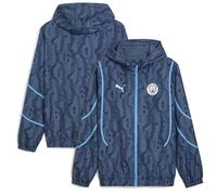 Manchester City Puma Pre Match Jacket - Blue