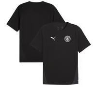 PUMA Manchester City FC Men's Training Jersey 25/26, Black (Black x Silver), XXL