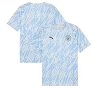 Puma Mens Manchester City 25/26 Warm Up Jersey, Silver, Size M, Men Ilver