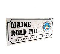 Manchester City Retro Street Sign - Multi-Colour