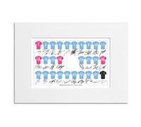 Manchester City Team Squad 2025-2026 Signed Poster Print Framed Picture Photo Autograph Gift 25/26 Haaland Marmoush Cherki Foden Donnarumma (A4 Mounted Only)