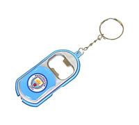 Manchester City Torch Light Bottle Opener Keyring - Multi-Colour