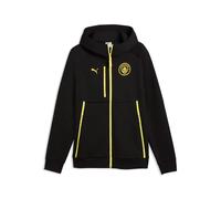 Puma Manchester City Fc 26/27 Tech Hoodie Travel Full Zip Sweatshirt Black XL Men