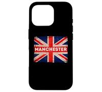 Manchester England Britain United Kingdom Souvenir Flag Case for iPhone 16 Pro