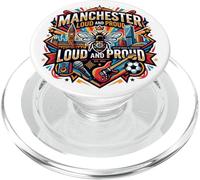 Manchester England Lancashire Born Bred PopSockets PopGrip for MagSafe