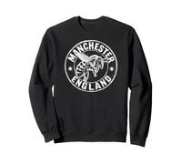 Manchester England Zine Ink Bee Round Sweatshirt
