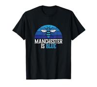 Manchester is Blue with Worker Bee and blue moon T-Shirt