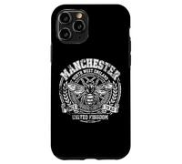 Manchester NW England UK Since 79 AD Bee Aged White Print Case for iPhone 11 Pro