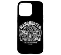 Manchester NW England UK Since 79 AD Bee Aged White Print Case for iPhone 15 Pro Max