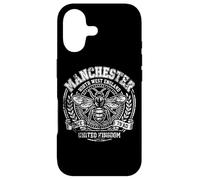 Manchester NW England UK Since 79 AD Bee Aged White Print Case for iPhone 17