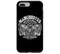 Manchester NW England UK Since 79 AD Bee Aged White Print Case for iPhone 7 Plus/8 Plus