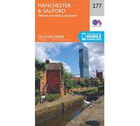 Explorer 277 Manchester & Salford Map With Digital Version - White, White One Size