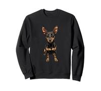 Manchester Terrier Dog Illustration Sweatshirt