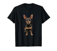 Manchester Terrier Dog Illustration T-Shirt