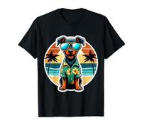 Manchester Terrier Dog Owner Summer Vibes Vacation Holiday T-Shirt