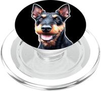 Manchester Terrier Dog Portrait PopSockets PopGrip for MagSafe