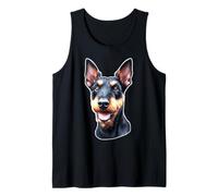 Manchester Terrier Dog Portrait Tank Top