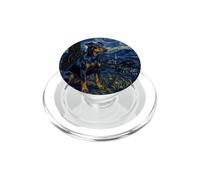 Manchester Terrier Dog Van Gogh Starry Night PopSockets PopGrip for MagSafe