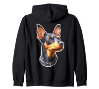 Manchester Terrier Dog Zip Hoodie