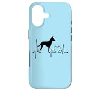 Manchester Terrier Heartbeat EKG Funny Dog Owner Lover Case for iPhone 17