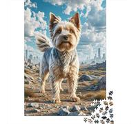 Manchester Terrier Jigsaw Puzzles Puzzle for Adults Kids. 1000 Pieces Impossible Challenge Toy Educational Game Home Decoration for Adults& Kids Age 14 Years Up 1000pcs (75x50cm)