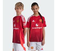 adidas Manchester United Home Shirt 2024 2025 Juniors 11-12 Years Red