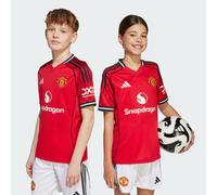 Adidas Football Shirt Manchester United 25/26 Home Junior Short Sleeve Red 9-10 Years