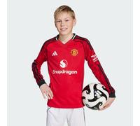 Adidas Manchester United 25/26 Home Junior Long Sleeve T-shirt Red 11-12 Years Boys,Girls