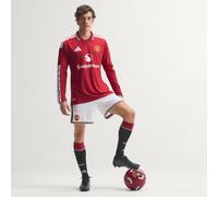 Manchester United adidas Home Authentic Shirt 2026-27 - Long Sleeve