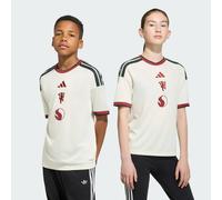 adidas Junior Manchester United 26/27 Third Stadium Replica Shirt, Ivory, Size 13-14 Years Ivory