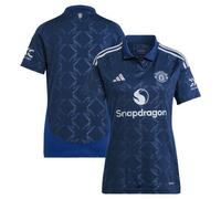 Manchester United adidas Football Away Shirt Jersey Women's 2024 Navy
