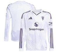 Manchester United adidas Football Away Shirt Jersey Youth 2025-26 White