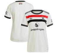 Adidas Manchester United 24/25 Third Woman Short Sleeve T-shirt White L Women