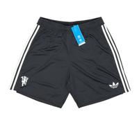 Manchester United Away Shorts Adidas Kids All Sizes 100% Official Carbon/white