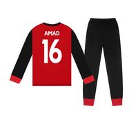 Manchester United Boys Pyjamas Long Sublimation Kids OFFICIAL Football Gift