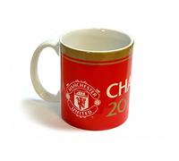 Manchester United Ceramic Mug, 315ml, Red, Modern, Officially Licensed, Champions 2013