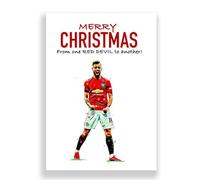 Manchester United Christmas Card | Bruno Fernandes
