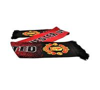 Club Licensed Manchester United Speckled Scarf - Red/Black - One Size