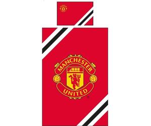 Manchester United 'Core' Single Duvet Cover - Bedding Set Official Licensed