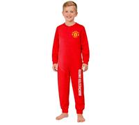 Manchester United F.C. Boys Onesie, Sleepsuit, All in One Pyjamas, Age 13-14 Years Red