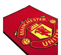 Manchester United F.C. Rug- bedroom rug- approx 80cm x 50cm- 100%Polyamide- machine washable- on a header card- Official Football Merchandise