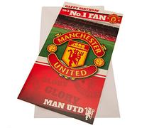 MANCHESTER UNITED FC BIRTHDAY CARD NO.1 FAN CARD