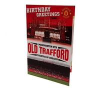 MANCHESTER UNITED FC BIRTHDAY CARD POP UP OLD TRAFFORD STADIUM CARD
